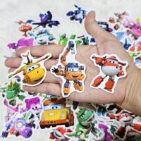 ราคา สติ๊กเกอร์ Super Wings ซุปเปอร์วิงส์ เครื่องบิน ติดแน่น กันน้ำ ติดของใช้ ของเล่น (50 ชิ้น) (42925352569)