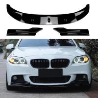 ราคา For BMW 5 Series F10 F11 520 523 525 535 530 M Sport 2011-2017 Front Bumper Lip Body Kit Spoiler Ca (46255638420)