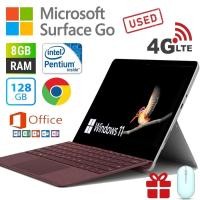 ราคา Microsoft Surface Go RAM 8GB 128GB SSD 4G LTE 10.5 นิ้วแล็ปท็อป Windows 11 แท็บเล็ตพีซี Wi-Fi Office ใช้ 85% ใหม่ 2in1 คอมพิวเตอร์สําหรับธุรกิจนักเรียน (43472408881)