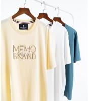 ราคา AEIOU เสื้อยืด Memo Supersoft Premium ลายปักใหญ่ รุ่น Big Brand Bold สินค้าลิขสิทธิ์แท้ (24980554705)