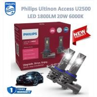 ราคา Philips หลอดไฟหน้ารถยนต์ LED Ultinon Access U2500 1800LM 6000K HIR2 ( 9012 )รับประกัน 1 ปี (24779939559)