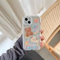 ราคา เคส สำหรับ ไอโฟน เคสซิลิโคน สินค้าพร้อมส่งจากไทย สำหรับ Iphone 14 13 12 11 Pro max เรืองแสงหมีyeah TPU -C270 (41923937994)