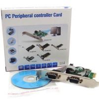 ราคา PCI-E PCI Express to RS232 9pin 2 Port Converter Card (1871220532)