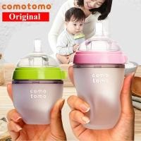 ราคา COMOTOMO ขวดนม ขวดนมเสมือนเต้านมแม่ ขนาด 5oz/8oz จุกนมไม่ดูดไม่ไหล ขวดนม ขวดนมคอกว้าง Comotomo como (18110250893)