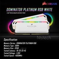 ราคา ✨Corsair Dominator Platinum RGB 32GB (4x8GB) 4000MHz CL19 CMT32GX4M4K4000C19W (3565876888)