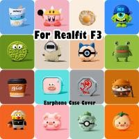 ราคา imamuraFor Realfit F3 Case Casing Soft Silicone Fashion Cute Cartoon Headphone Case Cover NO.2 (40002022046)