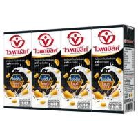 ราคา ไวตามิ้ลค์ ดับเบิ้ลแบล็ค น้ำนมถั่วเหลืองยูเอชที สูตรงาดำ และข้าวสีนิล 180มล. แพ็ค 4 กล่อง (8851028001560) (7551416628)