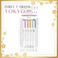 ราคา 【Direct From JAPAN】Zebra ปากกาไฮไลท์ Mildliner ชุด 5 สี WKT7-5C-OT (56501112393)