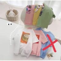 ราคา เสื้อยืดเด็ก size 120 งานนำเข้า ถุงซิปล็อก แพ็คอย่างดี รับประกันคุณภาพ เนื้อผ้าเด้ง ใส่สบายแน่นอนจ้า (11301429727)