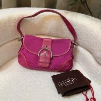 ราคา coach vintage หน้าเข็มขัดแท้100%มือสองG488 (29259632538)