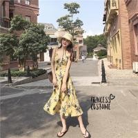 ราคา เดรสลายสับปะรด สีเหลือง มาแรง ใส่เดินทะเลเซ็กซี่สุดๆ (1051037660)