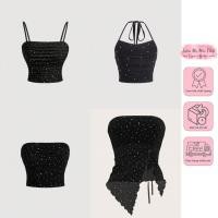 ราคา รุ่นเสื้อครอปผ้าร่องลูกปัด(แบรนด์เนม) (40604516619)