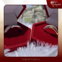 ราคา นคร เจมส์ แหวนเพชรแท้ ทองคำแท้18K(ทอง75%)ฝังเพชรแท้เรียงประดับ ขายได้ จำนำได้ พร้อมใบรับประกันสินค้า(มีของแถม) (9646479600)