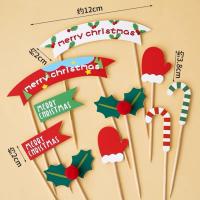 ราคา [Combo of 5] เอสซีจี Christmas Gate - อุปกรณ์ตกแต่งเค้ก อุปกรณ์เค้กวันเกิด (46956138039)