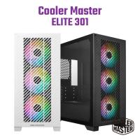 ราคา Cooler Master Elite 301 ARGB Computer Case - Black (Micro-ATX) 3 x Pre-Installed ARGB Fans (27907125806)