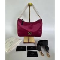 ราคา NewVersace Small Medusa Pendant Shoulder Crossbody Bag (Dahlia/Black) Material: Nylon (27484016549)
