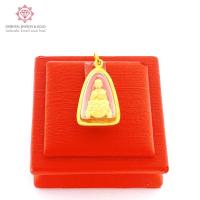 ราคา [ถูกที่สุด] OJ GOLD จี้พระสมเด็จโต ทองแท้ 90% มีใบรับประกัน จี้พระทองแท้ จี้พระทอง จี้พระ สมเด็จโต หลวงพ่อโต (3343861715)