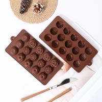 ราคา แม่พิมพ์ซิลิโคนดอกไม้ Rose ช็อกโกแลต Candy Mould สําหรับระเบิดไขมัน Gummy เค้ก Cupcake สบู่เทียนตกแต่ง Wax Melts Ice Cube (28876016677)