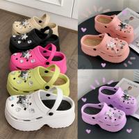 ราคา SUNBALEE E8899 รองเท้าหัวโตสีพาสเทล เสริมส้นสูง 7 cm มีสายรัดส้น รองเท้าผู้หญิงแถมตัวติด พร้อมส่ง (25428360711)