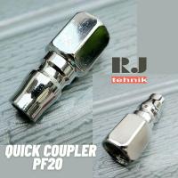 ราคา PF20 Quick Coupler ข้อต่อตัวเชื่อมต่อคอมเพรสเซอร์ท่อการเชื่อมต่อ PF 20 Air Coupler (52950268105)