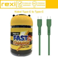 ราคา REXI TM10 CC Type C to Type C Data Cable 20W สายชาร์จ (40555795431)