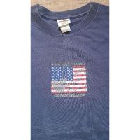ราคา เสื้อยืดมือสองลายธง Size XL Hard rock cafe (24688977225)
