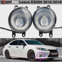 ราคา 2 Pieces Car Glass Lens LED Fog Light with Angel Eye DRL Daytime Running Lamp For Lexus ES250 2012 (41477781545)