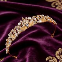 ราคา มงกุฎเจ้าสาว GUADALUPE ดีไซน์หรูกะทัดรัด มีมรกต Swarovski และคริสตัล น้ำหนักเบาทองพร้อมสวมใส่ในงานพิเศษ (45554976154)