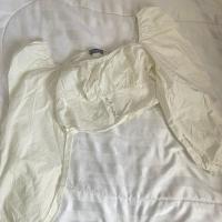 ราคา chamniii ครอปแขนยาว สีขาว (25387965684)