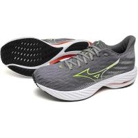 ราคา Mizuno Running shoes Wave Rider 28 jogging marathon training sports lightweight rebound thick-soled men s gray light... (48602001884)