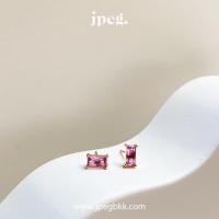 ราคา JPEG Pink - Cubic Gem Earring (9929667830)