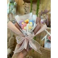 ราคา ช่อดอกไม้ วาเลนไทน์ ช่อดอกไหมพรม (รวมถุง) (24811590171)