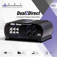 ราคา ART DualZDirect ไดเร็คบ๊อกสเตอริโอ 2CH แบบ Passive กล่องปรับระดับสัญญาณเสียง DI Box (41459939748)