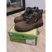 ราคา รองเท้าเซฟตี้ Pangolin รุ่น 0283Gหนังแท้ หุ้มข้อ สีน้ำตาล (7UK) (21322540466)