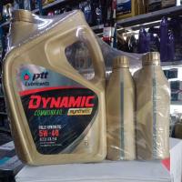 ราคา PTT ปตท. นํ้ามันเครื่อง Dynamic commonrail synthetic 100% 5W-40 ขนาด 6 ลิตร แถม 2 ลิตร (25594448687)