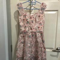 ราคา Jaspal embroidery floral dress size XS *used like new* (4101448589)