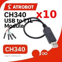 ราคา 10 Sets – CH340 USB to TTL โมดูล Flash Cable ต่อโปรแกรมแม่นย (42218576575)