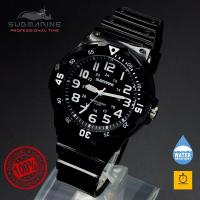 ราคา (สินค้าแท้ 100%) US SUBMARINE นาฬิกาข้อมือผู้ ชาย - หญิง QUARTZ กันนํ้า สายยางดำเงา (พร้อมจัดส่งทันที) (23160384615)