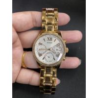 ราคา ส่งฟรีนาฬิกา GUESS มือ✌สภาพ 70% นาฬิกาผู้หญิง สีทอง สีโรสโกลด์ (13136793418)