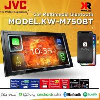 ราคา จอ 2DIN JVC KW-M750BT จอควบคุมระบบสัมผัสแบบ Clear Resistive ขนาด 6.8 นิ้ว รองรับระบบAndroid Auto / Apple CarPlay (22990050150)