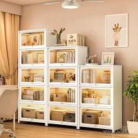 ราคา ตู้หนังสือ ตู้หนังสือหนังสือเด็กล็อกเกอร์ชั้นวางเหล็กชั้นวางหนังสือตู้เก็บที่มีประตูตู้แสดงประตูกระจกที่มี ชม.6บาร์บีคิว (52204041339)