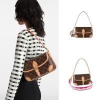 ราคา [พรีเซลล์ยุโรป] LOUIS VUITTON Diane PM กระเป๋าบาแกตต์ใต้วงแขน/กระเป๋าสะพาย/กระเป๋าถือ (24272880215)