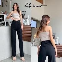 ราคา ซาร่ากระเป๋าเจาะด้านหลังสองข้าง กางเกงทรงกระบอก เล็ก ผ้าพรีเมี่ยม กางเกงทำงานผู้หญิง สีดำ LT14 (41026135540)