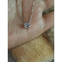 ราคา จี้เพชรปะกบพร้อมสร้อยคอทองคำขาว (25190442378)