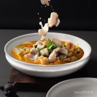 ราคา ร้านอาหารปลาต้มลึก Xiang โรงแรมร้านอาหาร Farmhouse Le Sichuan Cuisine ครัวเรือนชามซุปเนื้อ Slice ชามแผ่น Commercial Mao เลือด Wang ชาม DQRF (45105923958)