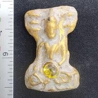 ราคา พระมเหศวรเนื้อชินทอง เม็ดพระธาตุ (มีอักขระ) กรุดอยไซ (27088758887)