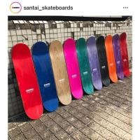 ราคา SANTI Skateboard Deck 7 ชั้น Canada Maple Wood 8.0 & 8.25 นิ้ว (43178694534)