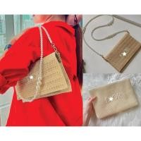 ราคา กระเป๋าเครืองสำอางค์ เลือกรูด GWP Di0r prestige set bucket bag ทรงขนมจีบ สีครีม กระเป๋าทรงขนมจีบ แบรนด์ (27401122805)
