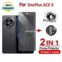 ราคา OnePlus ACE 5 5Gความเป็นส่วนตัวกระจกนิรภัยสําหรับOnePlus 13 13R 11 12 10T 9 8T Pro Nord 2T N10 N20 2 CE 2 3 Lite 5G 2 ใน 1 Anti-Spyป้องกันหน้าจอฟิล์มแก้ว (52006023565)