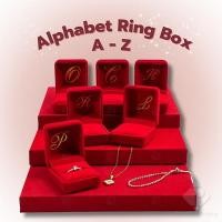 ราคา กล่องแหวนตัวอักษร A-Z ตัวอักษรพิมพ์สีทอง กล่องแหวนของขวัญ กล่องแหวนแต่งงาน กล่องแหวนงานหมั้น Prosperpack (40873552276)